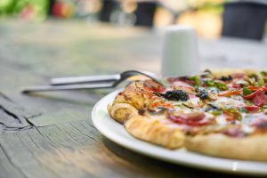 pizza surgelée au feu de bois