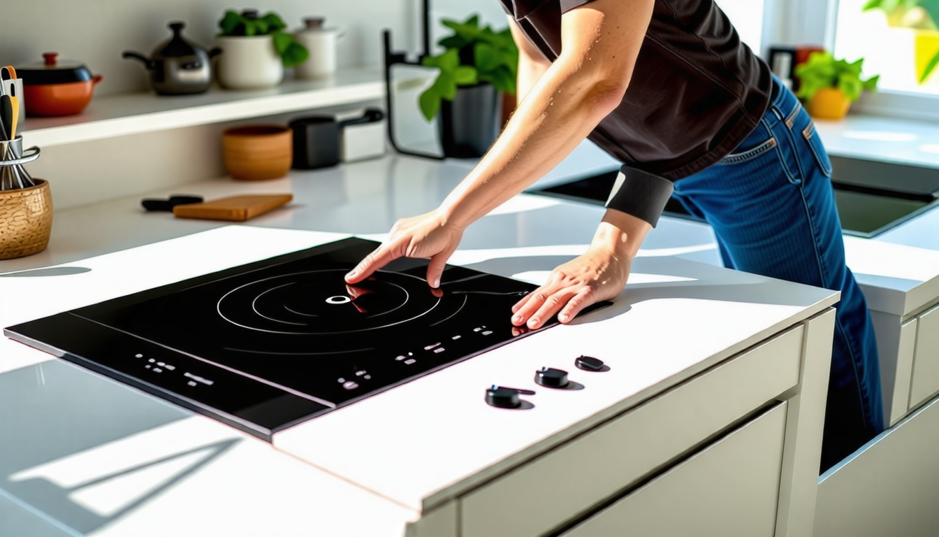 un-individu-en-train-dinstaller-une-cuisiniere-a-induction-dans-une-cuisine-moderne-montrant-les-outils-et-les-caracteristiques-de-la-cuisine-avec-des-eclairages-naturels