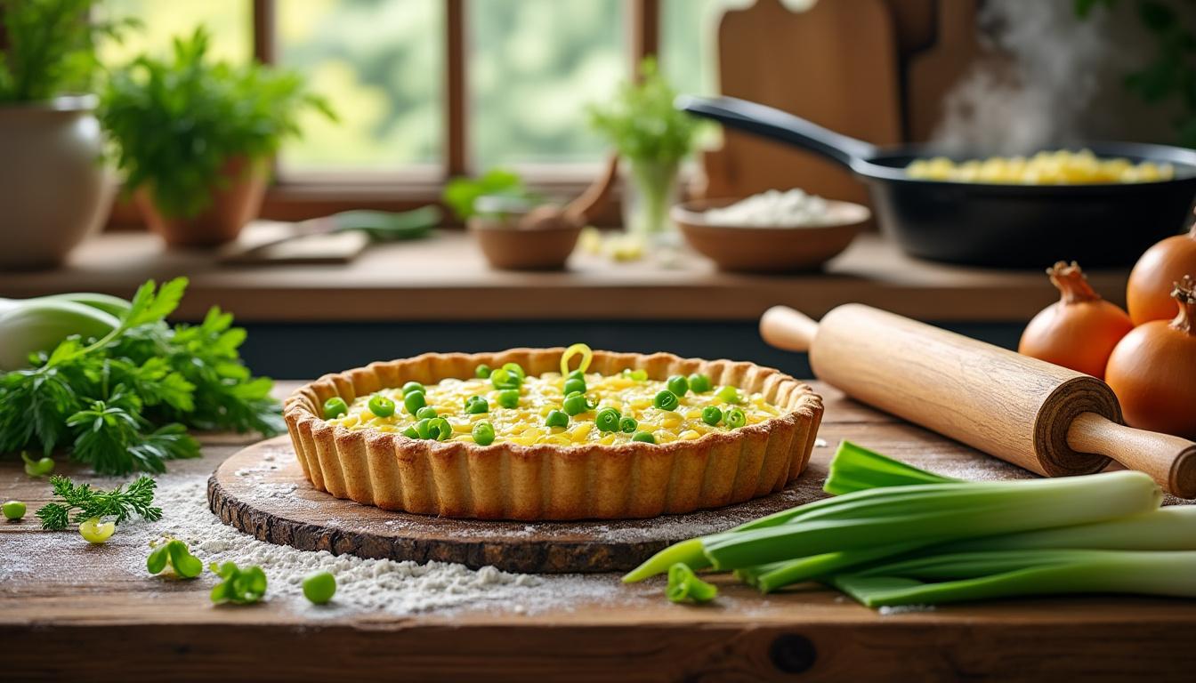 découvrez comment préparer une délicieuse tarte aux poireaux à l'ancienne avec notre recette traditionnelle revisitée. un mélange savoureux de poireaux fondants et de pâte croustillante, idéal pour un repas convivial en famille ou entre amis.