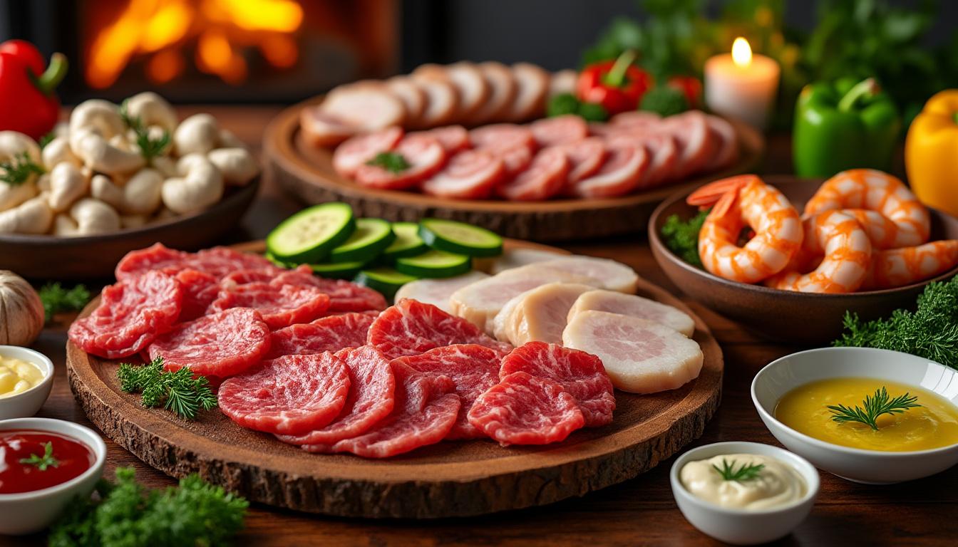 découvrez les meilleurs accompagnements pour sublimer votre soirée pierrade. des idées savoureuses et originales qui raviront vos invités et rendront votre repas inoubliable. laissez-vous inspirer par nos conseils gourmands pour une expérience culinaire exceptionnelle.