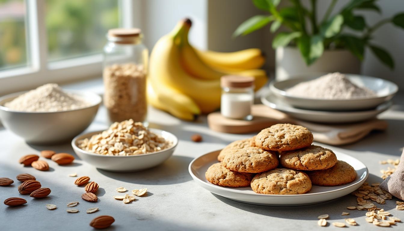 découvrez notre recette de biscuits simples et rapides à préparer, sans sucre ajouté, pour un moment de gourmandise sain et délicieux. parfaits pour le goûter ou pour accompagner votre café, ces biscuits peuvent être savourés sans culpabilité. essayez-les dès aujourd'hui !