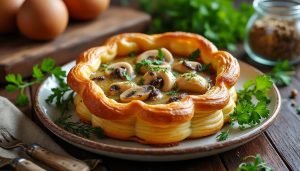 découvrez la recette authentique du vol-au-vent, un plat réconfortant préparé selon la tradition de grand-mère. suivez nos étapes simples pour réaliser cette délicieuse entrée garnie de crème, de viandes et de champignons, idéale pour impressionner vos invités ou régaler votre famille.