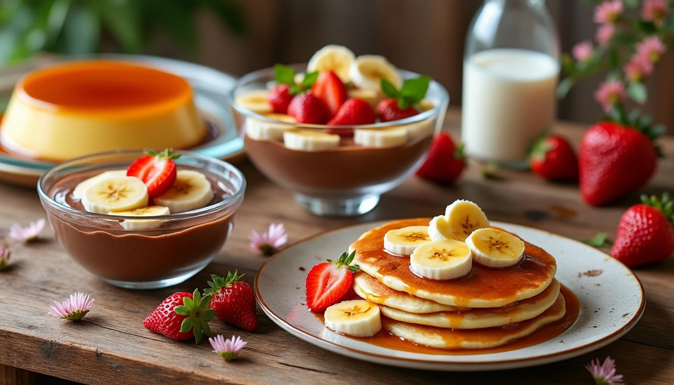 découvrez des recettes savoureuses et créatives à base de lait concentré sucré. que ce soit pour des desserts gourmands ou des plats originaux, laissez-vous séduire par des idées délicieuses et faciles à réaliser grâce à cet ingrédient incontournable. transformez vos repas en véritables festins sucrés!