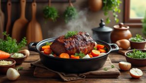 découvrez comment préparer un rôti de chevreuil à la cocotte en fonte avec notre recette savoureuse. parfaite pour les amateurs de gibier, cette préparation simple et délicieuse ravira vos invités et rehaussera vos dîners en famille. à essayer absolument !
