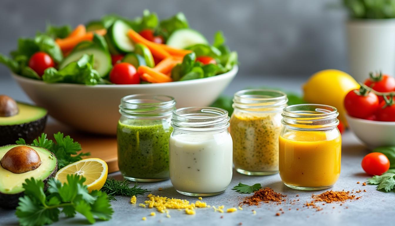 découvrez des idées de vinaigrette sans vinaigre qui donneront du peps à vos salades. explorez des recettes innovantes et savoureuses pour rehausser le goût de vos plats tout en apportant fraîcheur et originalité à vos repas.